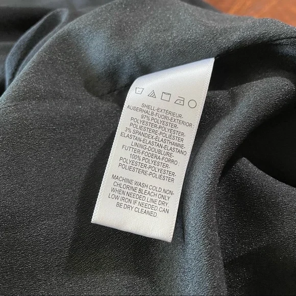 Dress The Population | NWT Ariel Racerback Faux Wrap Crepe Gown - Picture 10 of 10